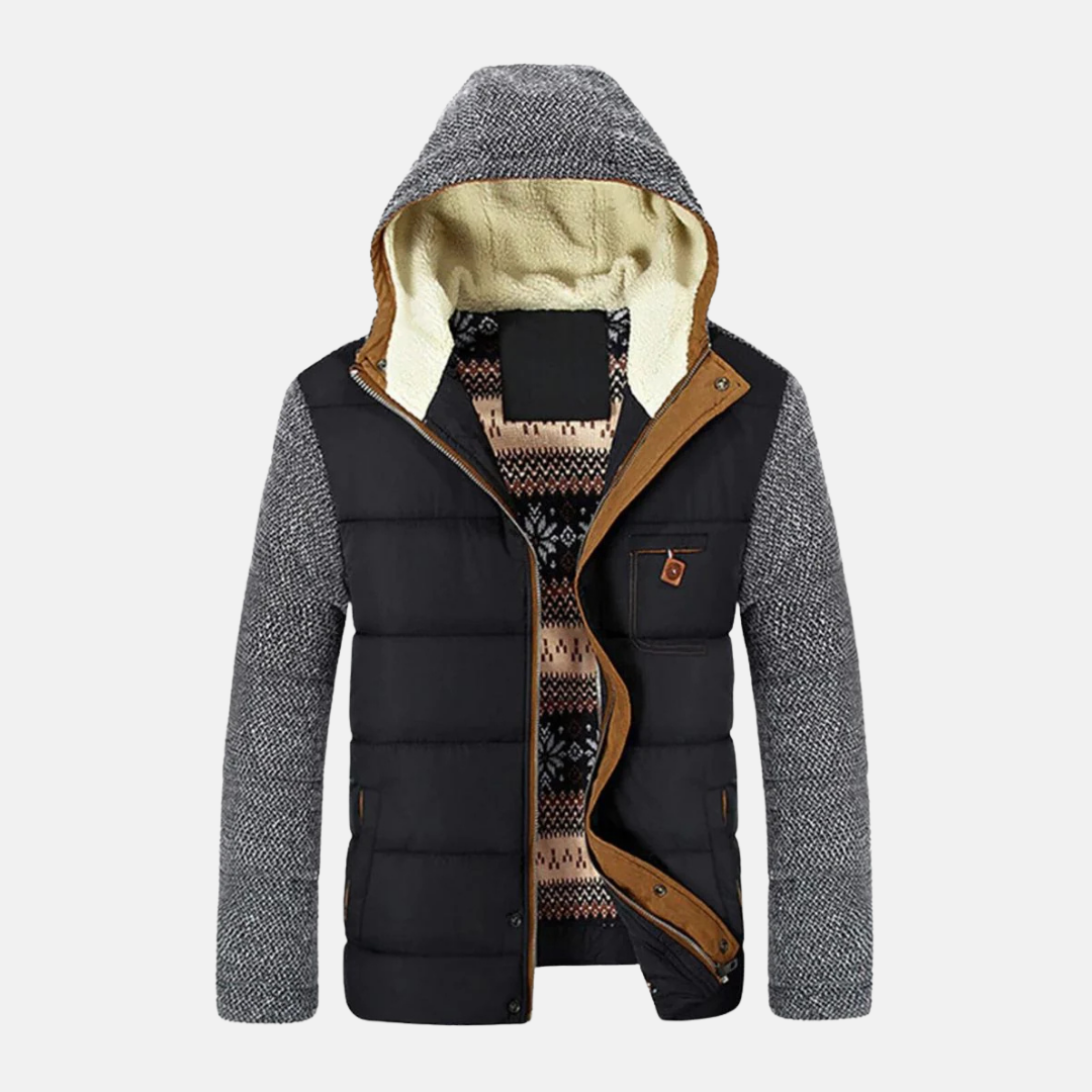 Slim Fit Removable Hood Jacket