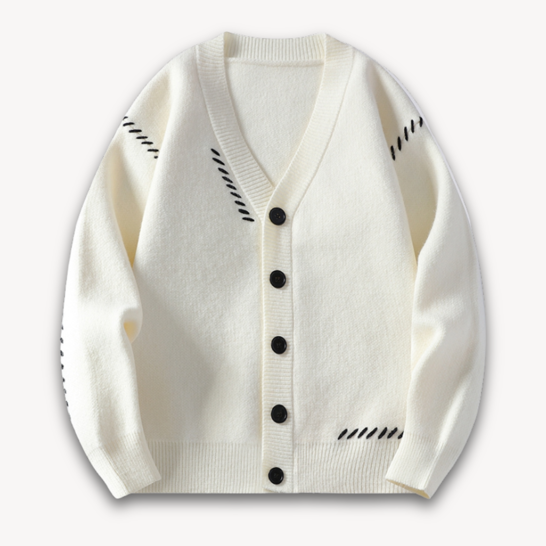 Men's Cardigan – Oversized Fit – Soft Knit – Button Closure – Casual Layering