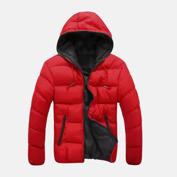 Quilted Hooded Hip Length Jacket