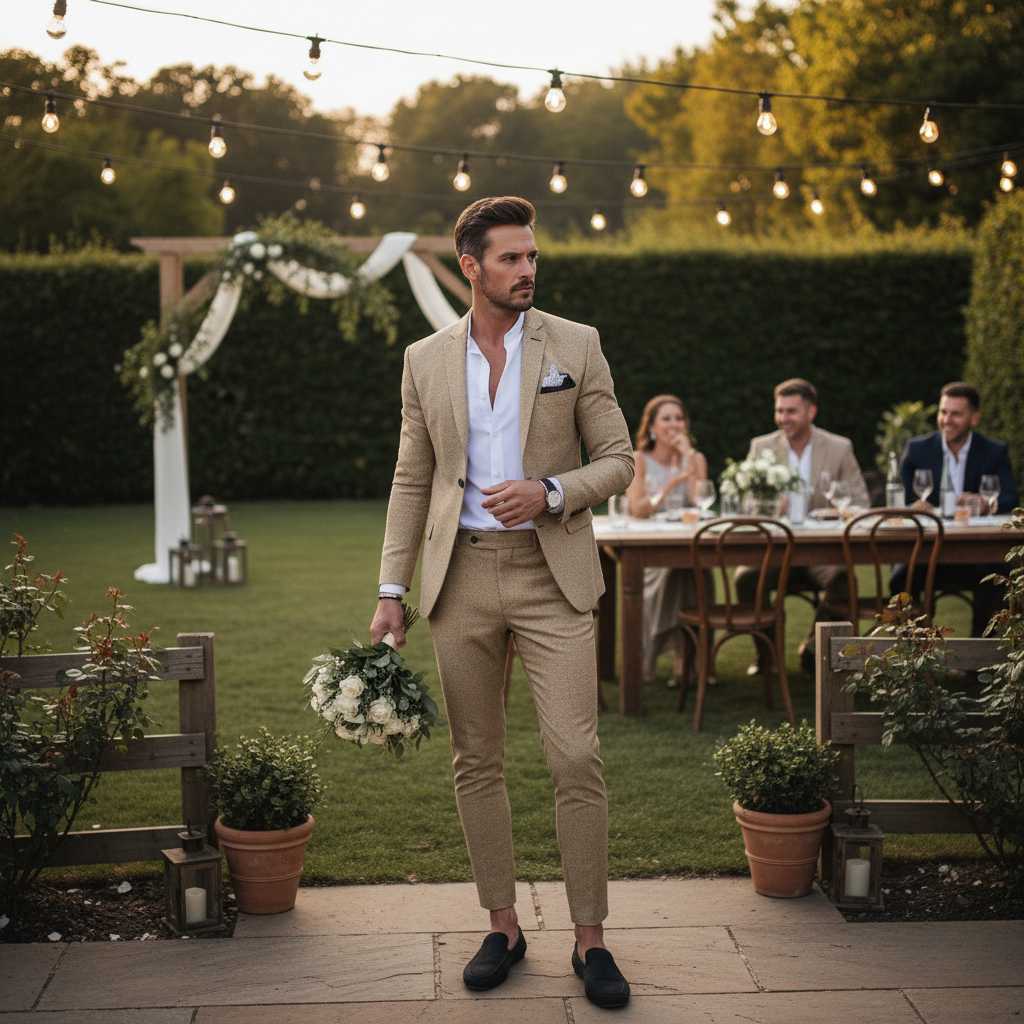 Notch Lapel Slim Fit 2-Piece Suit