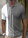 Men's Polo Shirt - Classic Collar - Short Sleeves - Breathable Lightweight Design