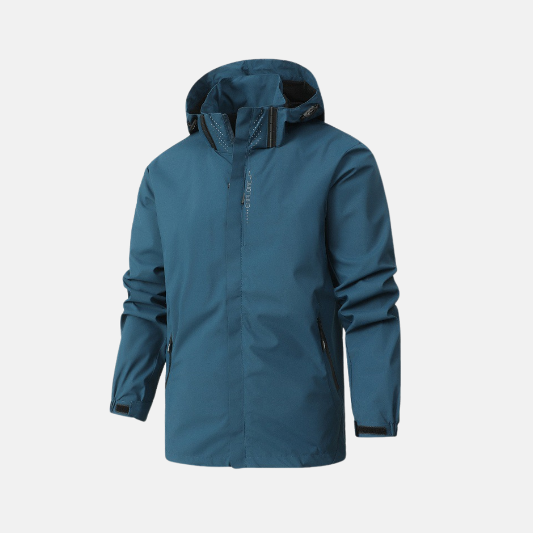 Weather-Resistant Adjustable Regular Fit Jacket