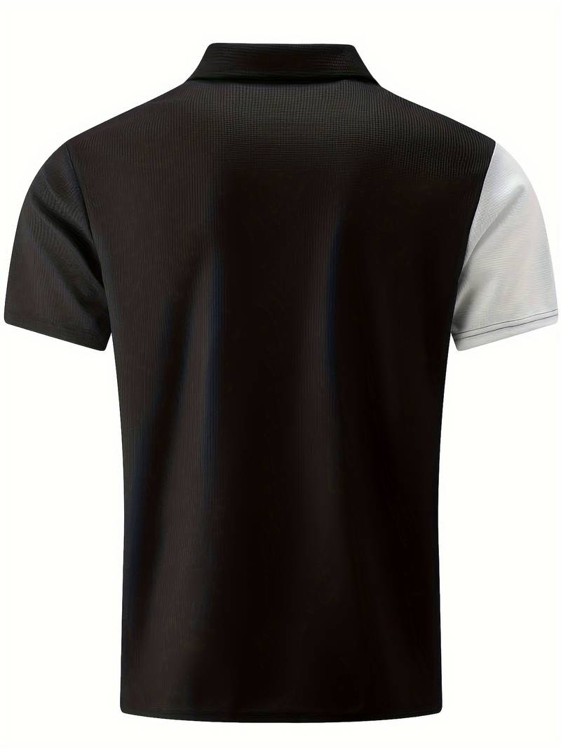 Men's Polo Shirt - Classic Collar - Short Sleeves - Breathable Lightweight Design