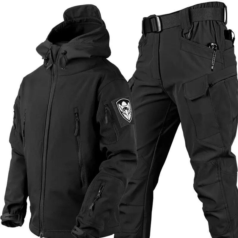 Windproof Softshell Adjustable Fit Outdoor Suit