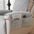 Minimalist Quilted Recliner Cover