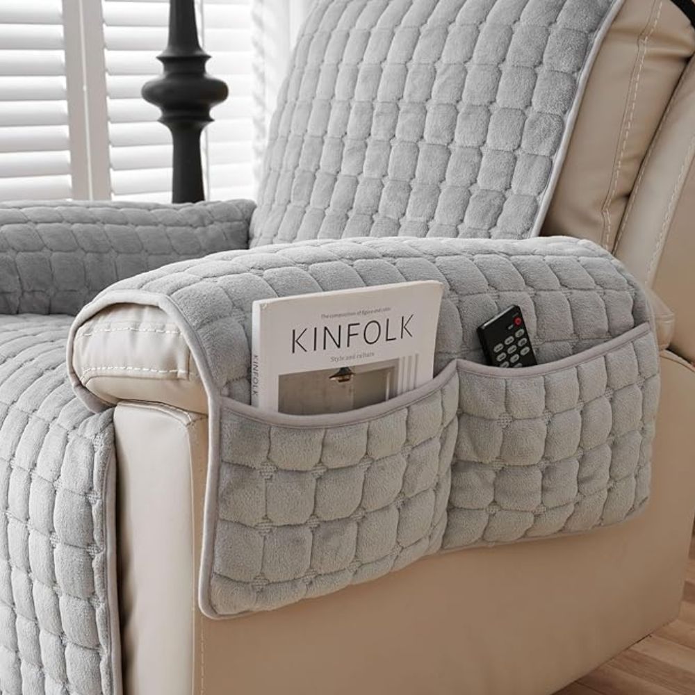 Minimalist Quilted Recliner Cover