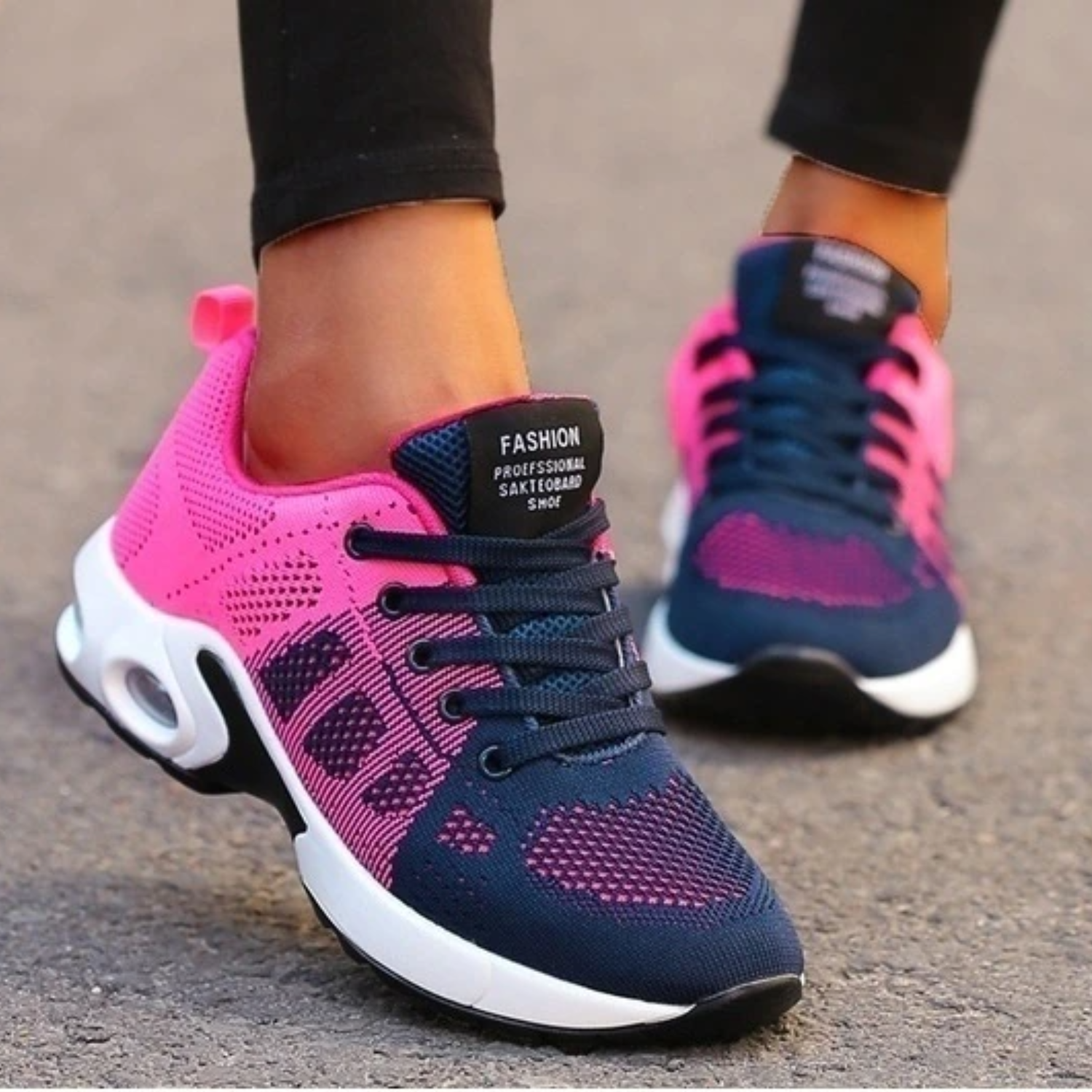 Women's running shoes – Breathable mesh – Supportive fit – Padded orthopedic sole