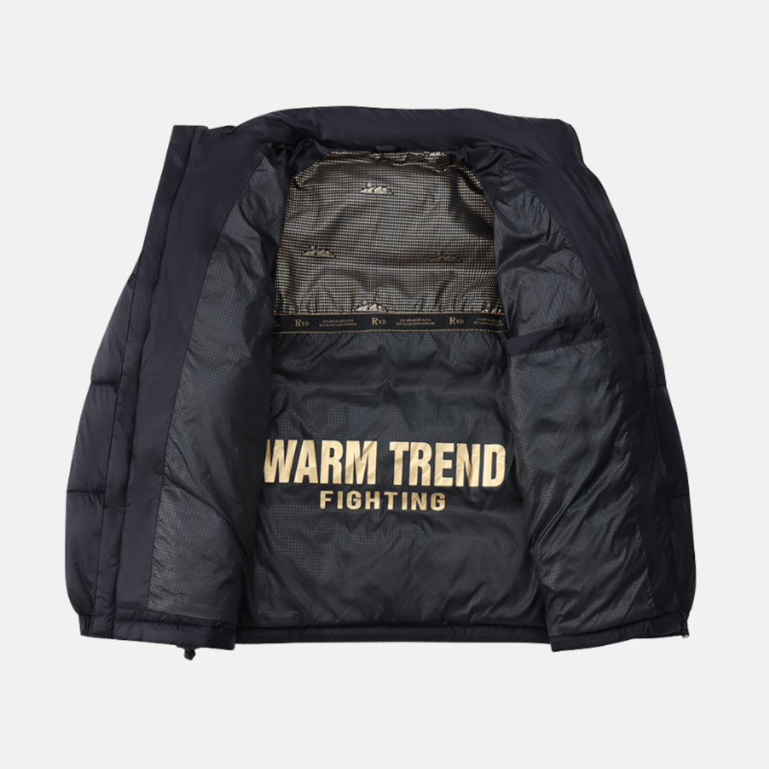 Water-Resistant Quilted Loose Fit Puffer Coat