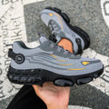 Men's Sneakers – Breathable Mesh – Adjustable Closure – Shock-Absorbing Rubber Sole