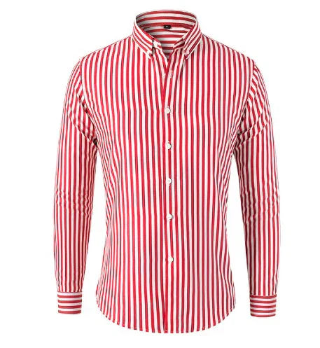 Breathable Striped Slim Fit Shirt