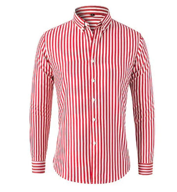 Breathable Striped Slim Fit Shirt