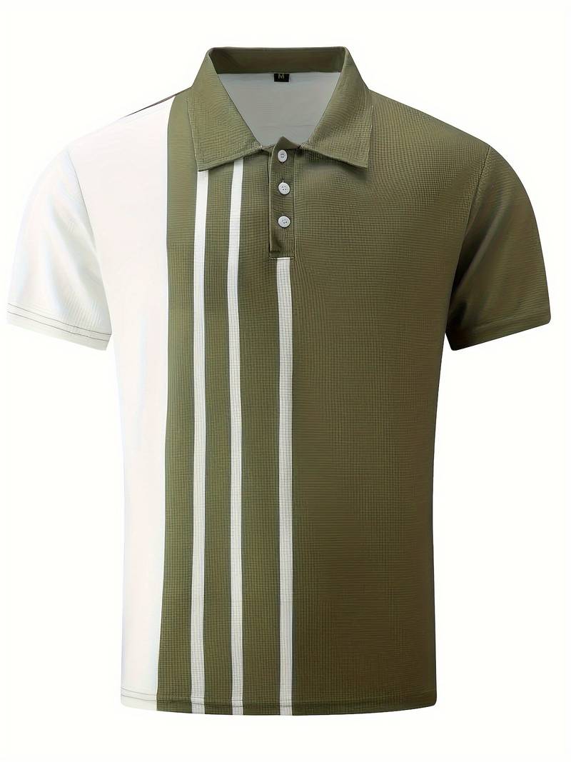 Men's Polo Shirt - Classic Collar - Short Sleeves - Breathable Lightweight Design