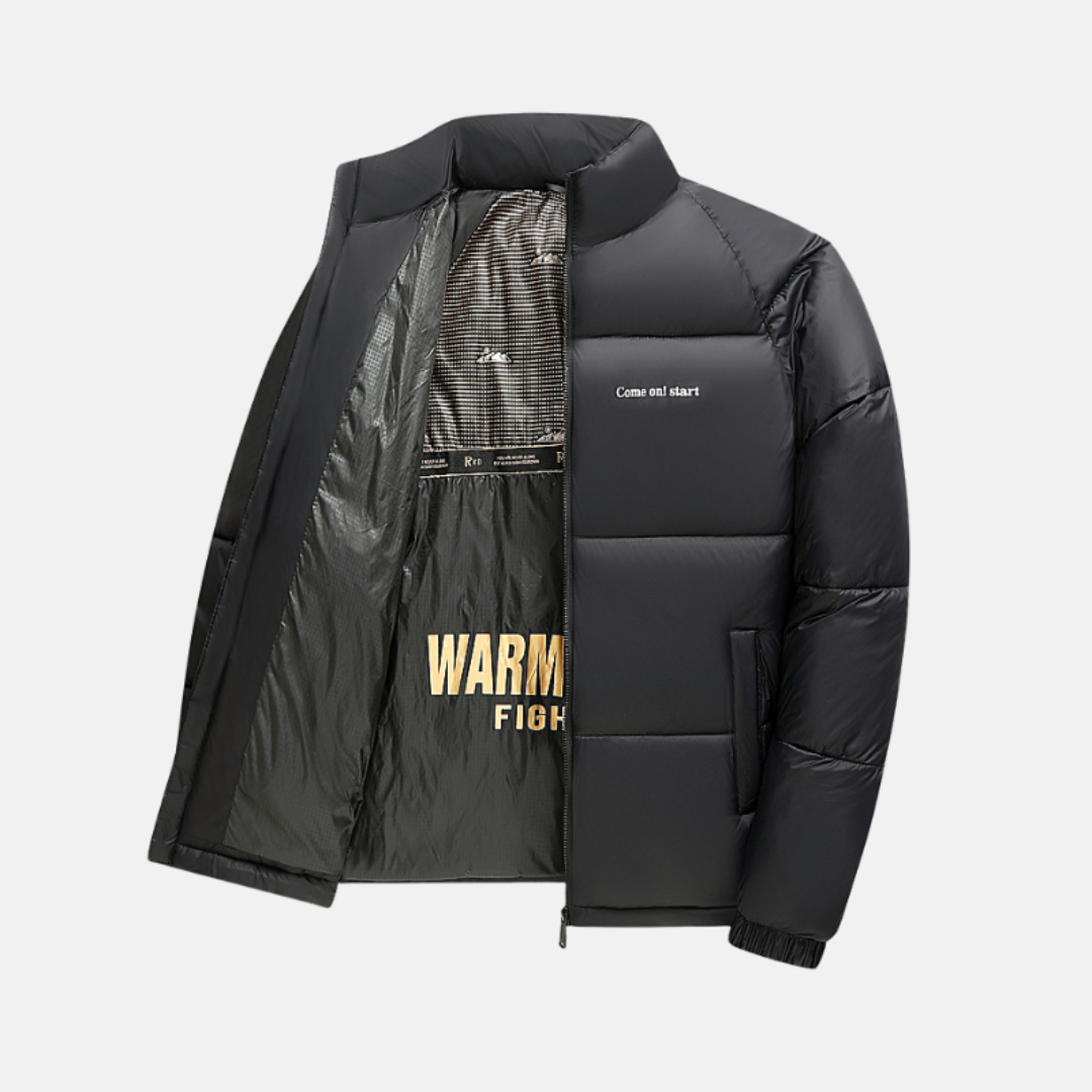 Water-Resistant Quilted Loose Fit Puffer Coat