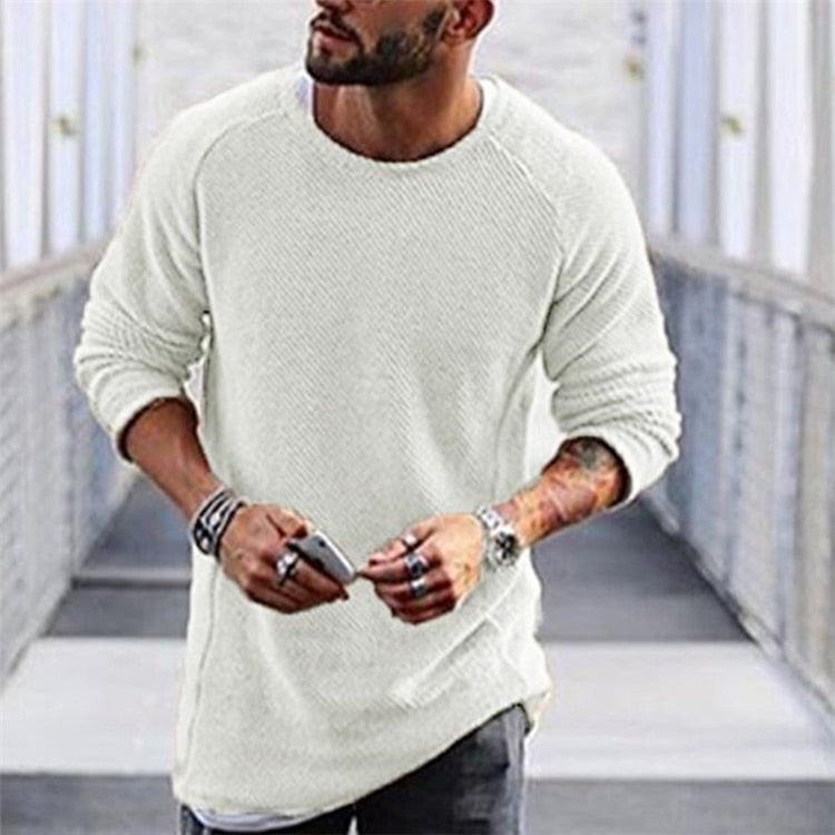 Soft Cotton Blend Relaxed Fit Sweater