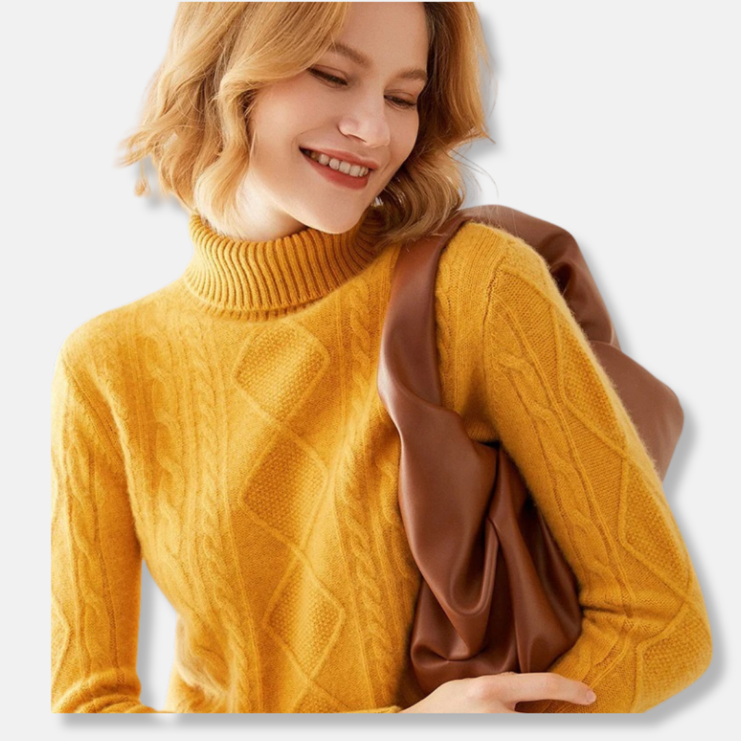 Knit Slim Fit Turtleneck Sweater