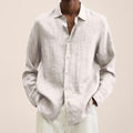 Men's Shirt – Relaxed Fit – Long Sleeves – Natural Fibers – Breathable