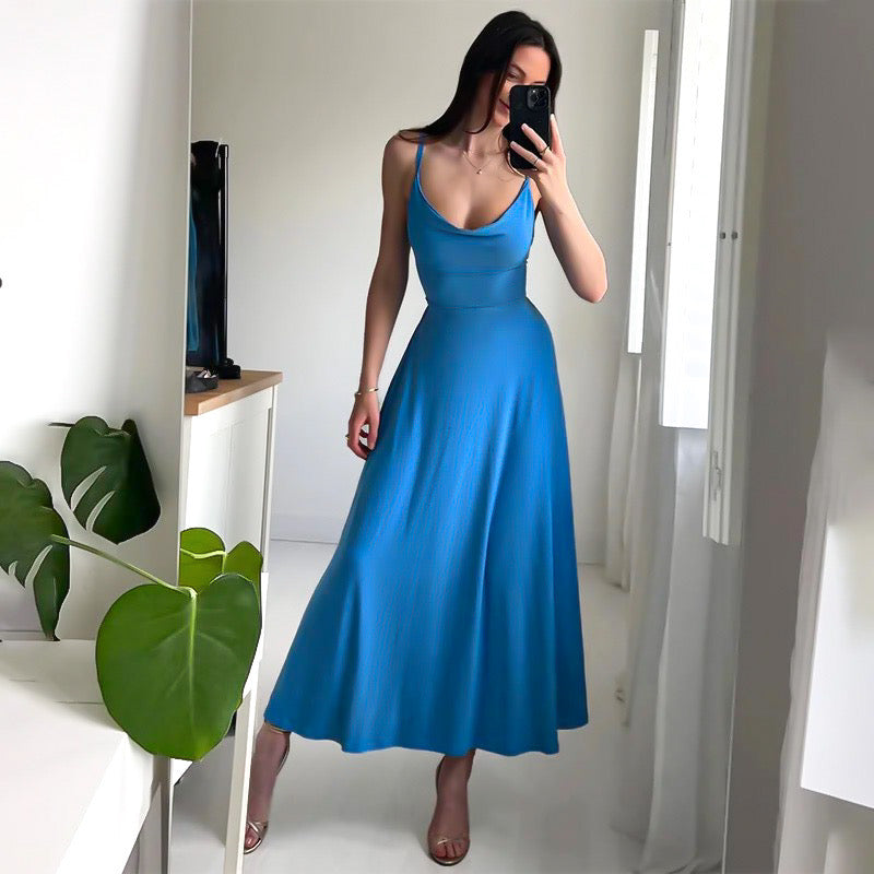Light Flowy A-line Midi Dress