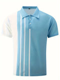 Men's Polo Shirt - Classic Collar - Short Sleeves - Breathable Lightweight Design