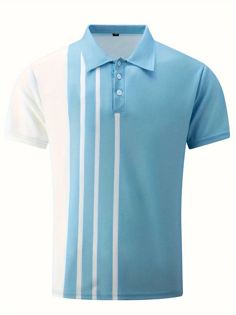 Men's Polo Shirt - Classic Collar - Short Sleeves - Breathable Lightweight Design