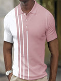 Men's Polo Shirt - Classic Collar - Short Sleeves - Breathable Lightweight Design