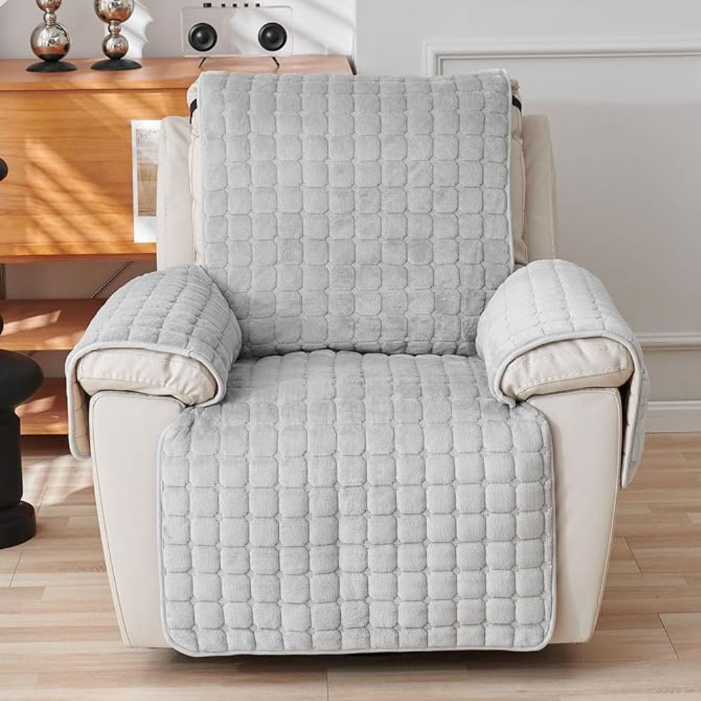 Minimalist Quilted Recliner Cover