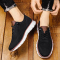Men's Sneakers – Breathable Knit – Flexible Lightweight Sole – Lace Closure