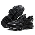 Men's Sneakers – Breathable Mesh – Adjustable Closure – Shock-Absorbing Rubber Sole