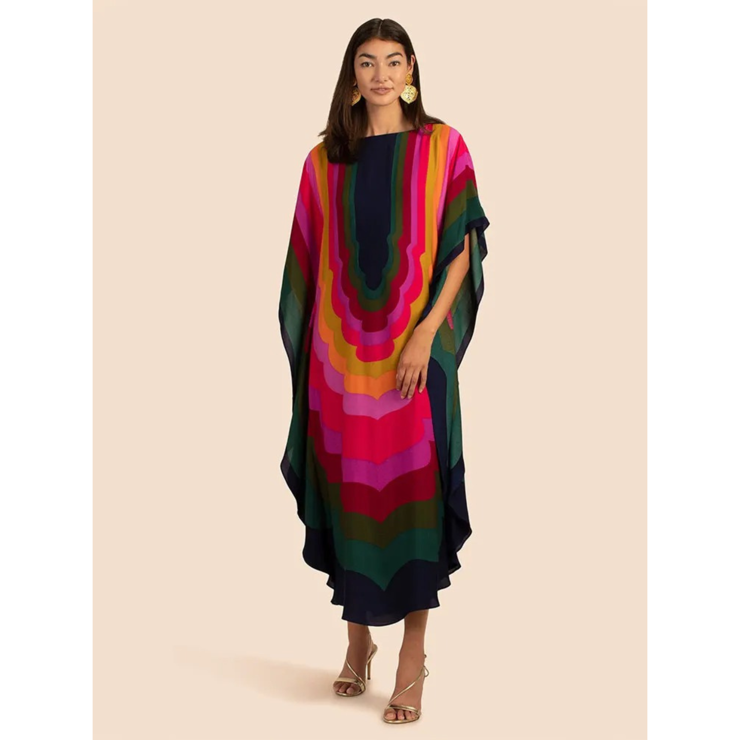 Women's Kaftan - Light and Airy - Loose Fit - V-Neck Beachwear