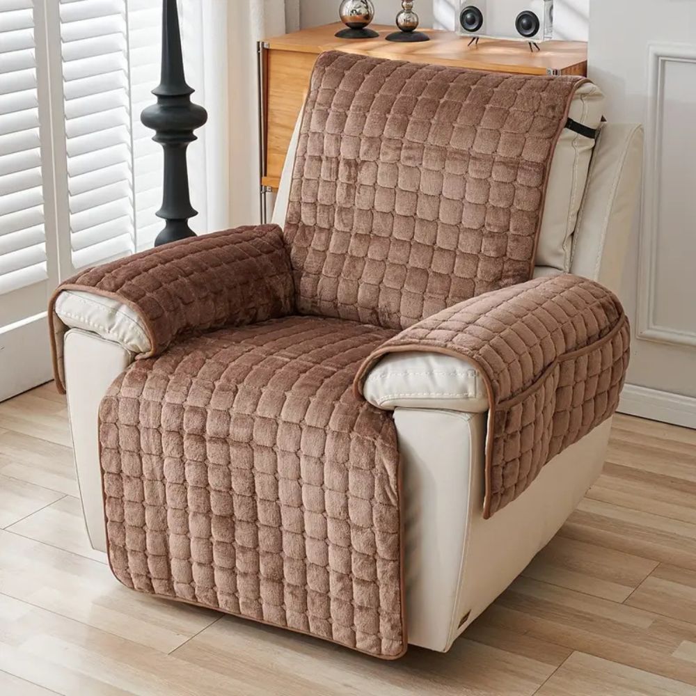 Minimalist Quilted Recliner Cover