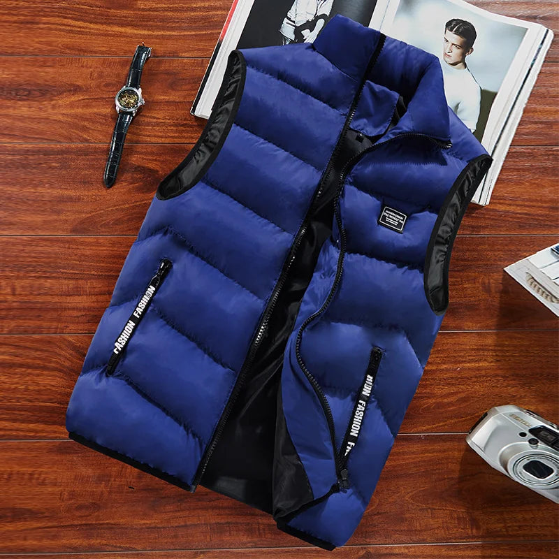 Water-Resistant Quilted Relaxed Fit Vest
