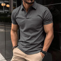 Men's Polo Shirt - Regular Fit - Short Sleeves - With Chest Pocket - Breathable Fabric