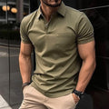 Men's Polo Shirt - Regular Fit - Short Sleeves - With Chest Pocket - Breathable Fabric