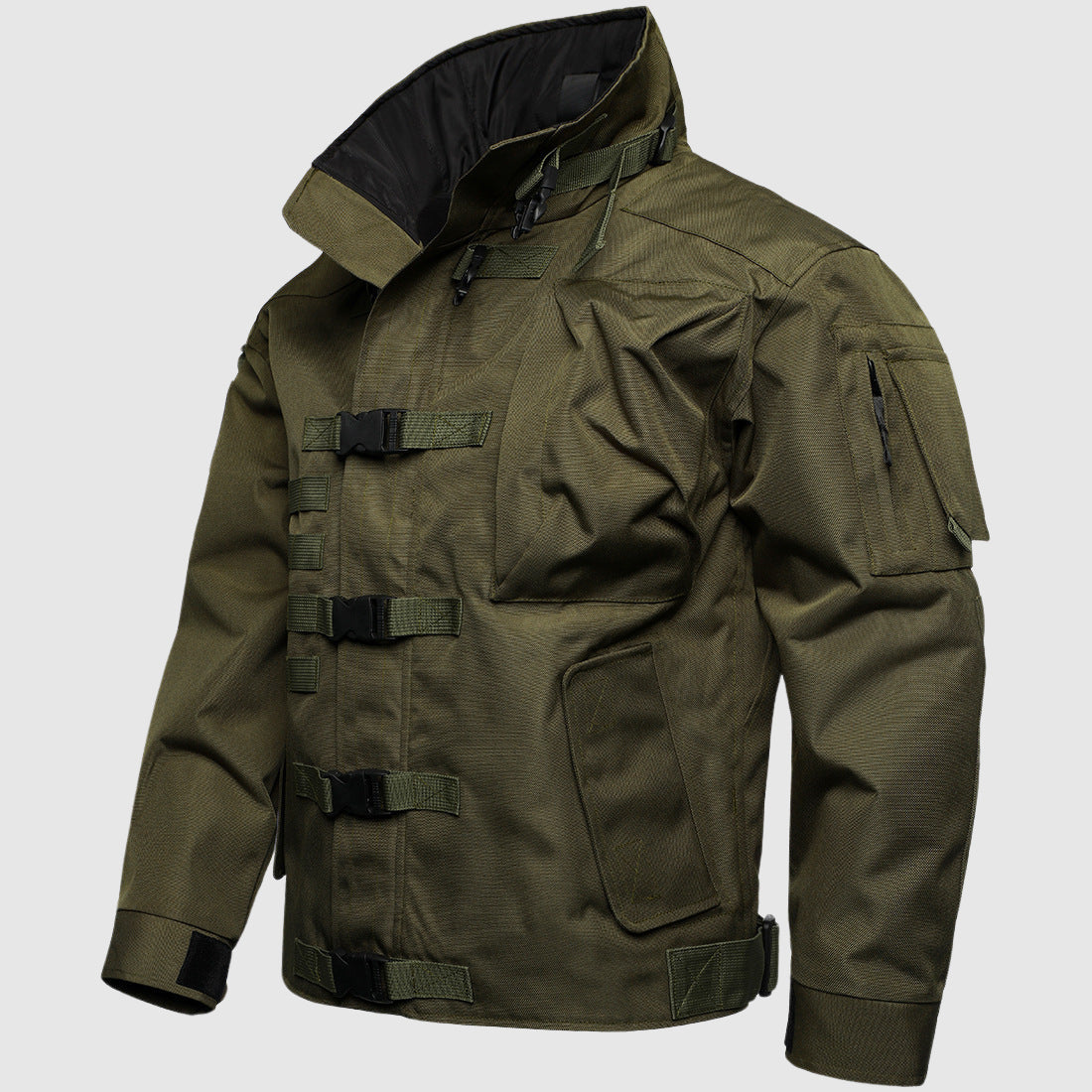 Water-Resistant Adjustable Fit Tactical Jacket