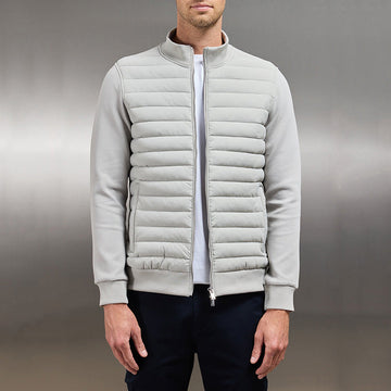 Quilted Insulated Slim Fit Hybrid Jacket