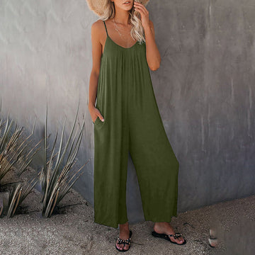 Light Breathable Loose Fit Jumpsuit