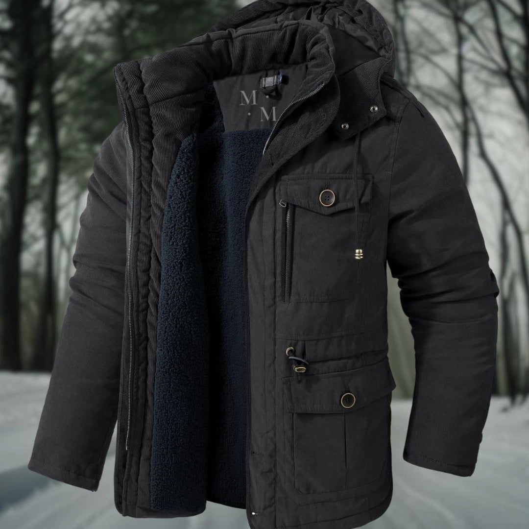 Sherpa Lined Regular Fit Parka Jacket