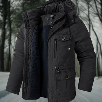 Sherpa Lined Regular Fit Parka Jacket