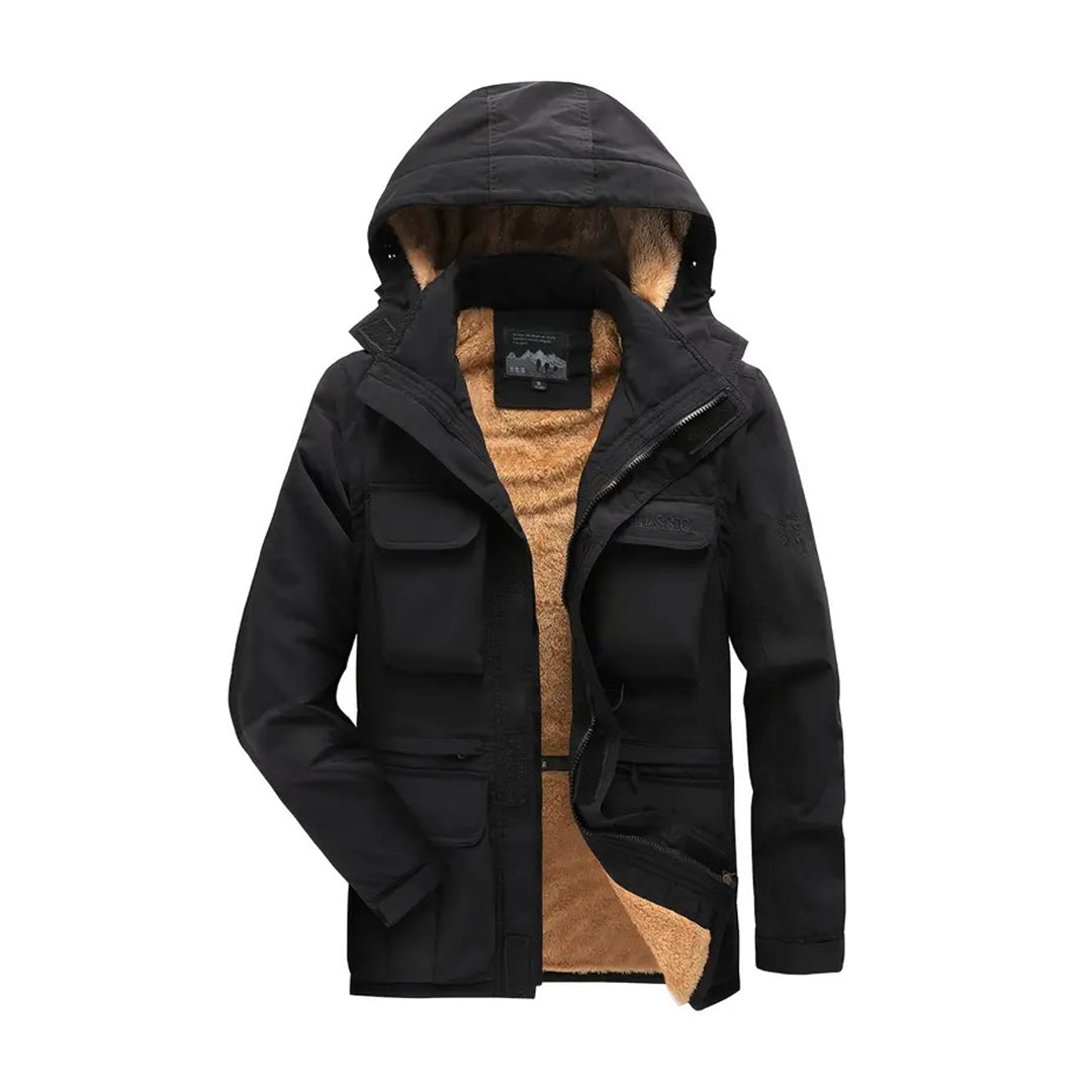 Weather Resistant Faux Fur Lined Jacket