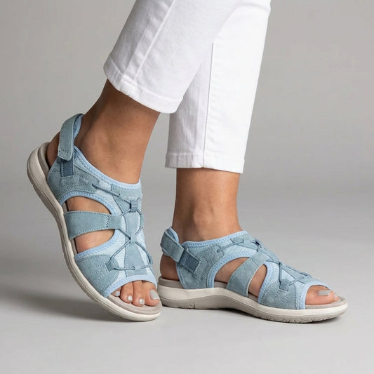 Orthopedic Multi-Strap Travel Sandals with Cushioned Sole for Summer Adventure