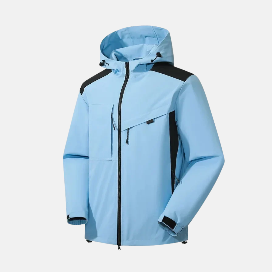 Weather-Resistant Adjustable Fit Hooded Jacket