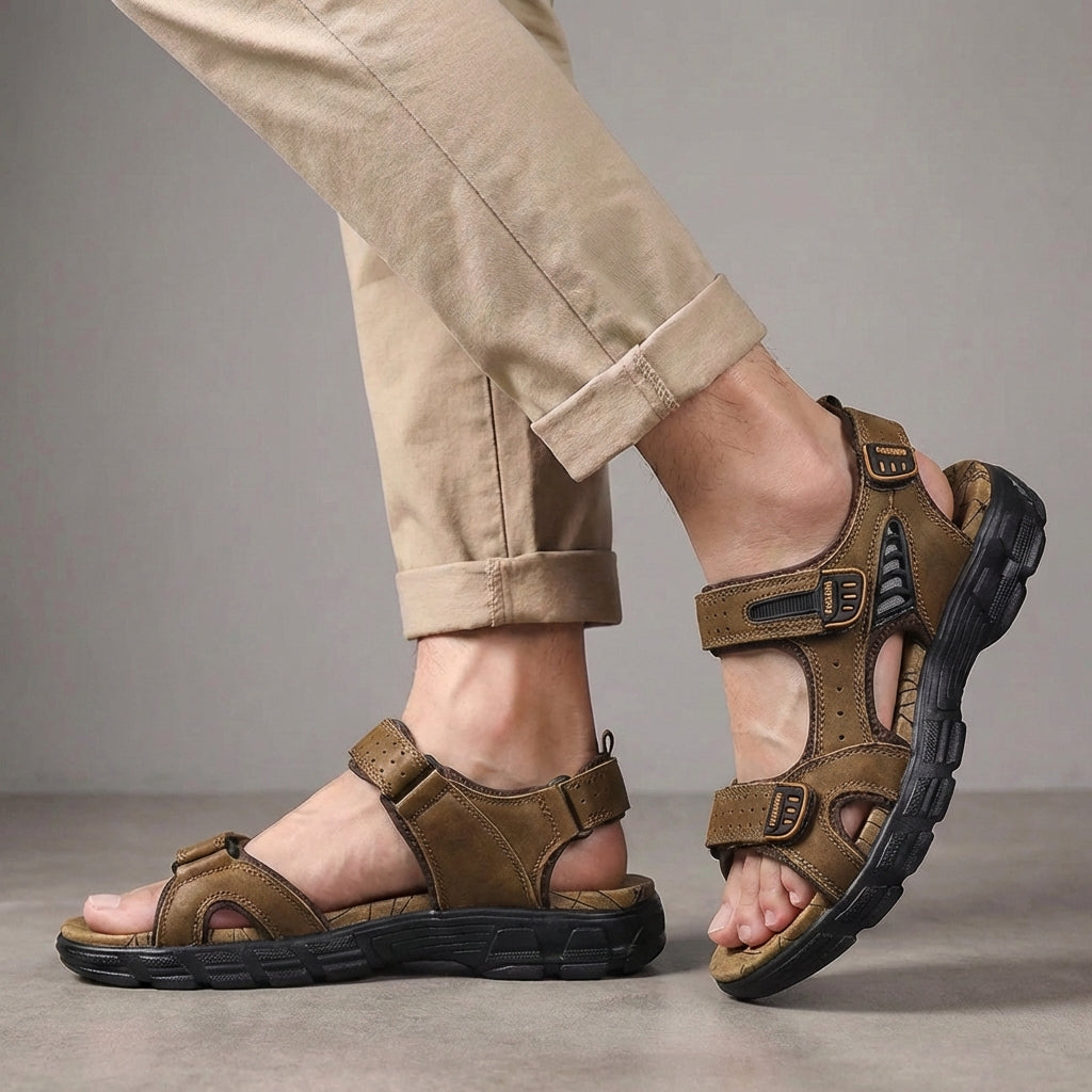 Orthopedic Textured Strap Sandals for Summer Adventures and Coastal Exploration