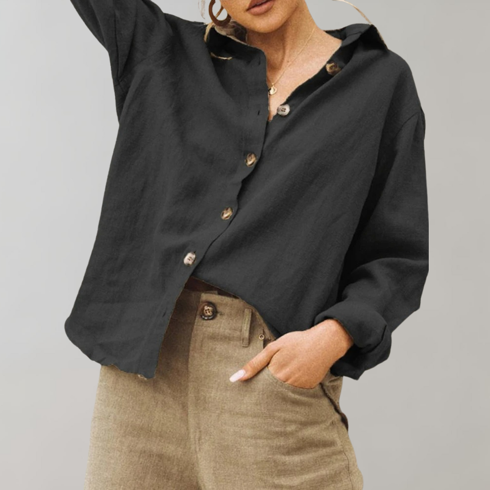 Lightweight Relaxed Fit Long Sleeve Shirt