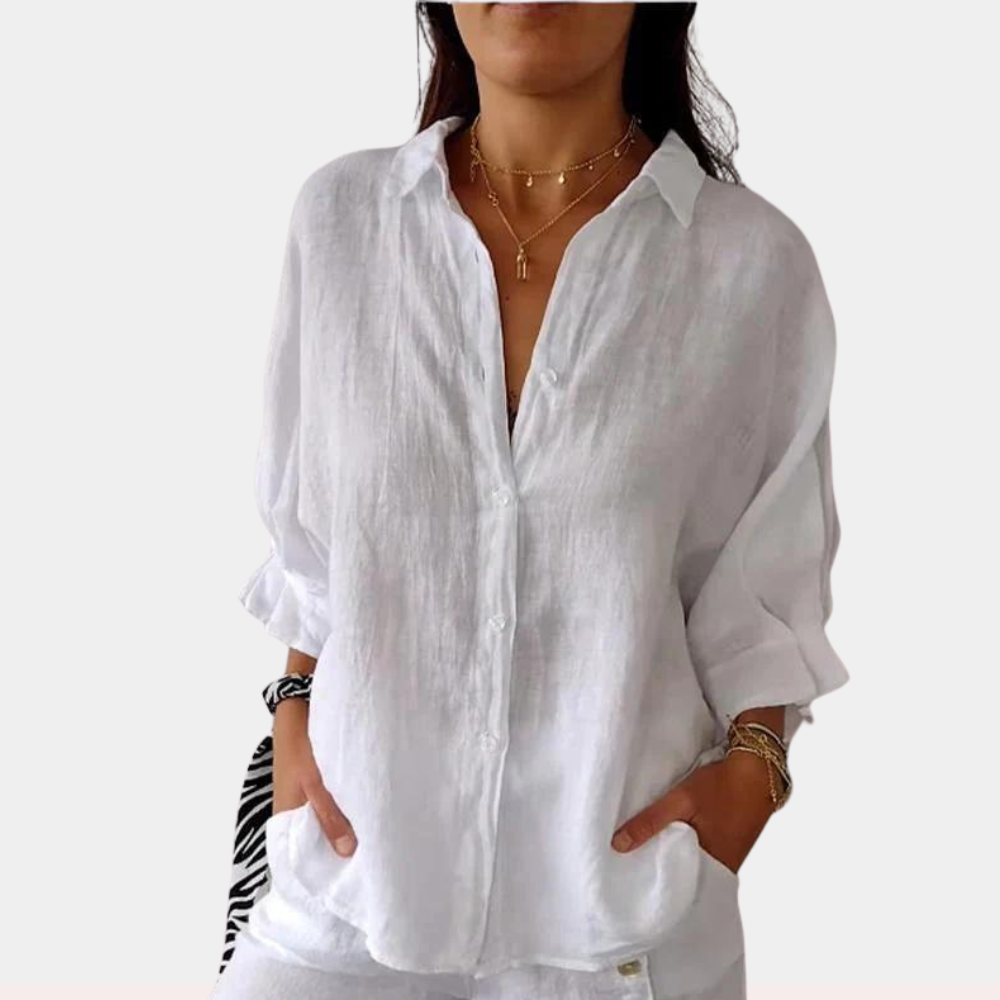 Lightweight Oversized Fit Long Sleeve Shirt