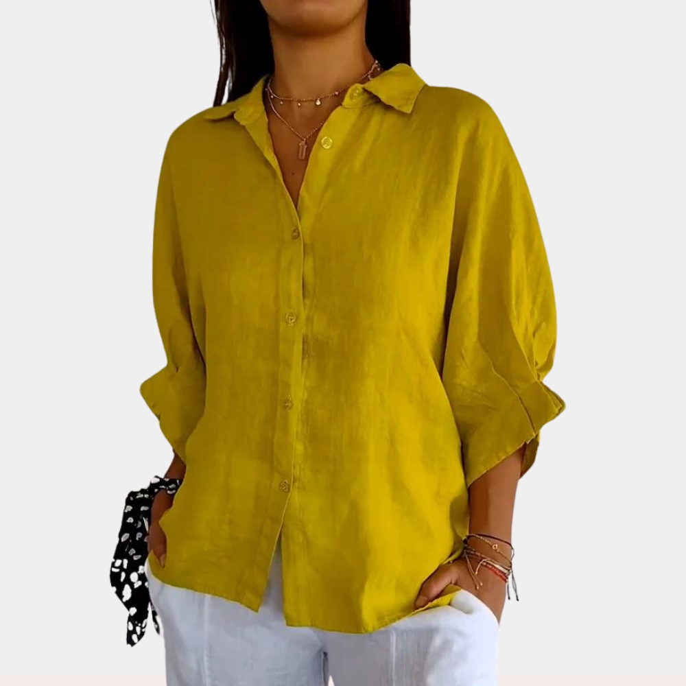 Lightweight Oversized Fit Long Sleeve Shirt