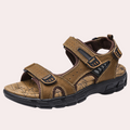 Men's Sandal – Genuine Leather – Adjustable Straps – Shock Absorbing Sole – Comfort Fit