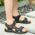 Men's Sandal – Genuine Leather – Adjustable Straps – Shock Absorbing Sole – Comfort Fit