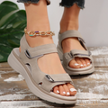 Women's Sandals – Open Toe – Adjustable Velcro Straps – Padded Comfort Sole – Casual