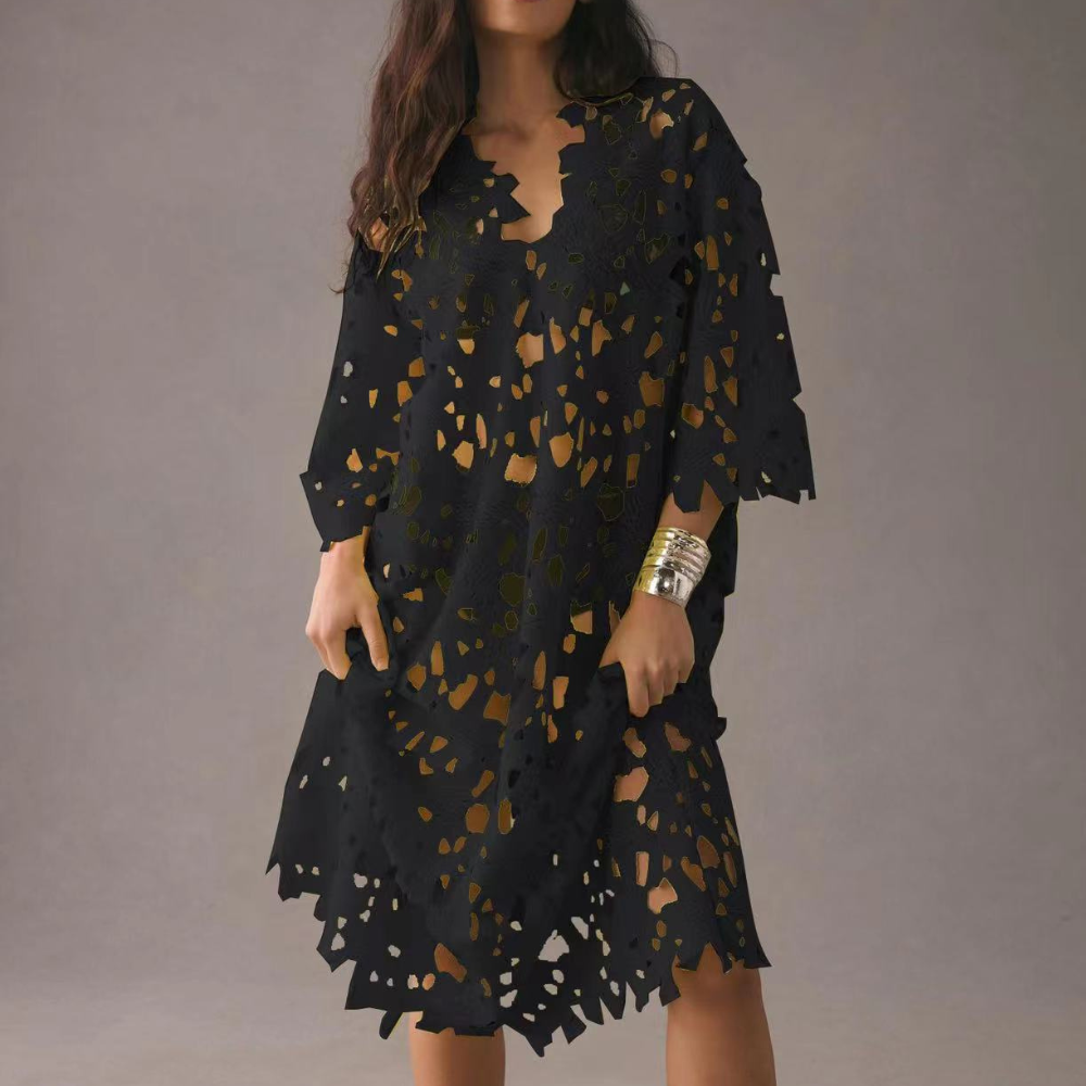 Lightweight Lace Loose Fit Beach Dress