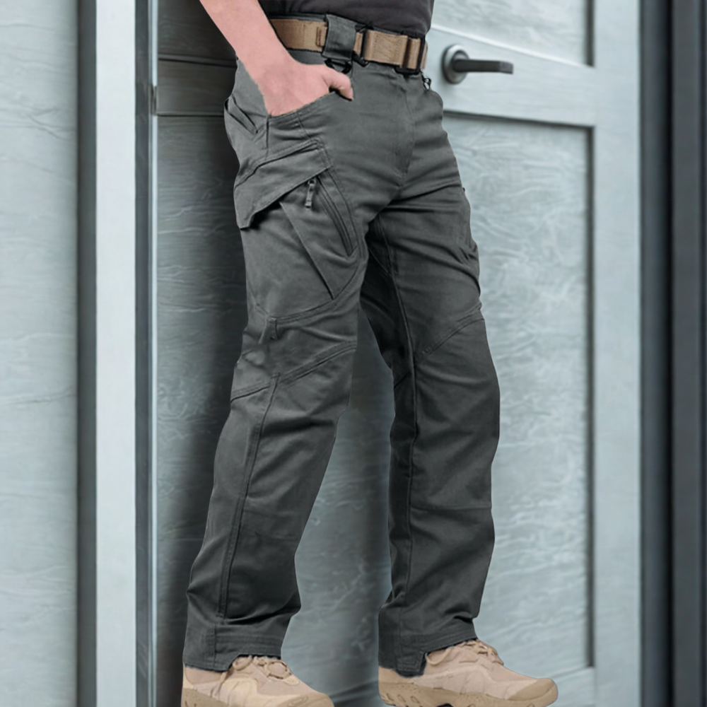 Reinforced Canvas Blend Relaxed Fit Cargo Pants