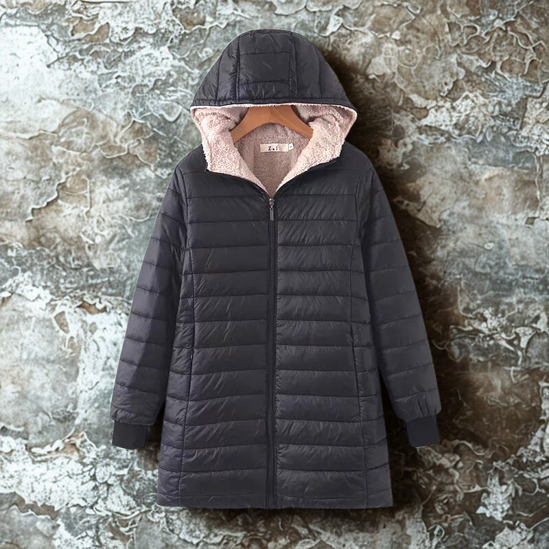 Quilted Insulated Fleece Lined Coat